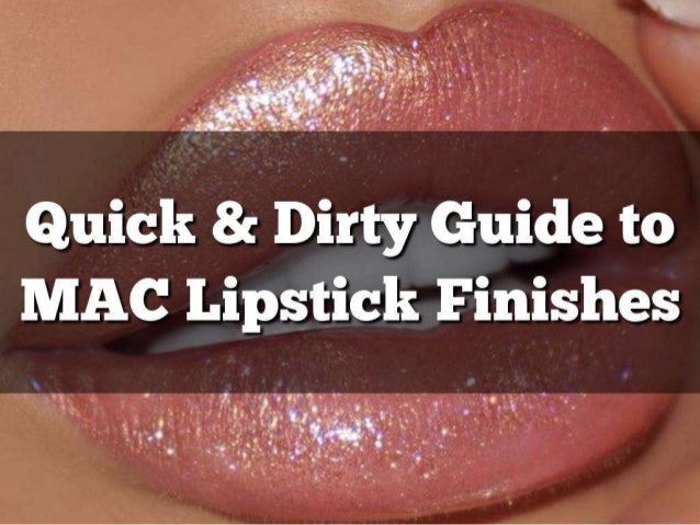 mac lipstick finishes