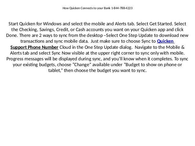 quicken for mac update balance not showing