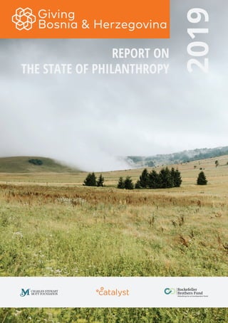 1
REPORT ON
THE STATE OF PHILANTHROPY
2019
 