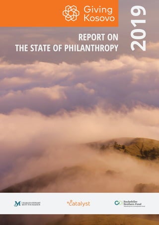 1
REPORT ON
THE STATE OF PHILANTHROPY
2019
 