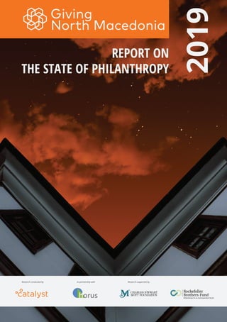 1
REPORT ON
THE STATE OF PHILANTHROPY
2019
In partnership withResearch conducted by Research supported by
 