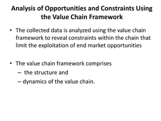 Value Chain Opprtunity Introduction to value chain analysis | PPTX