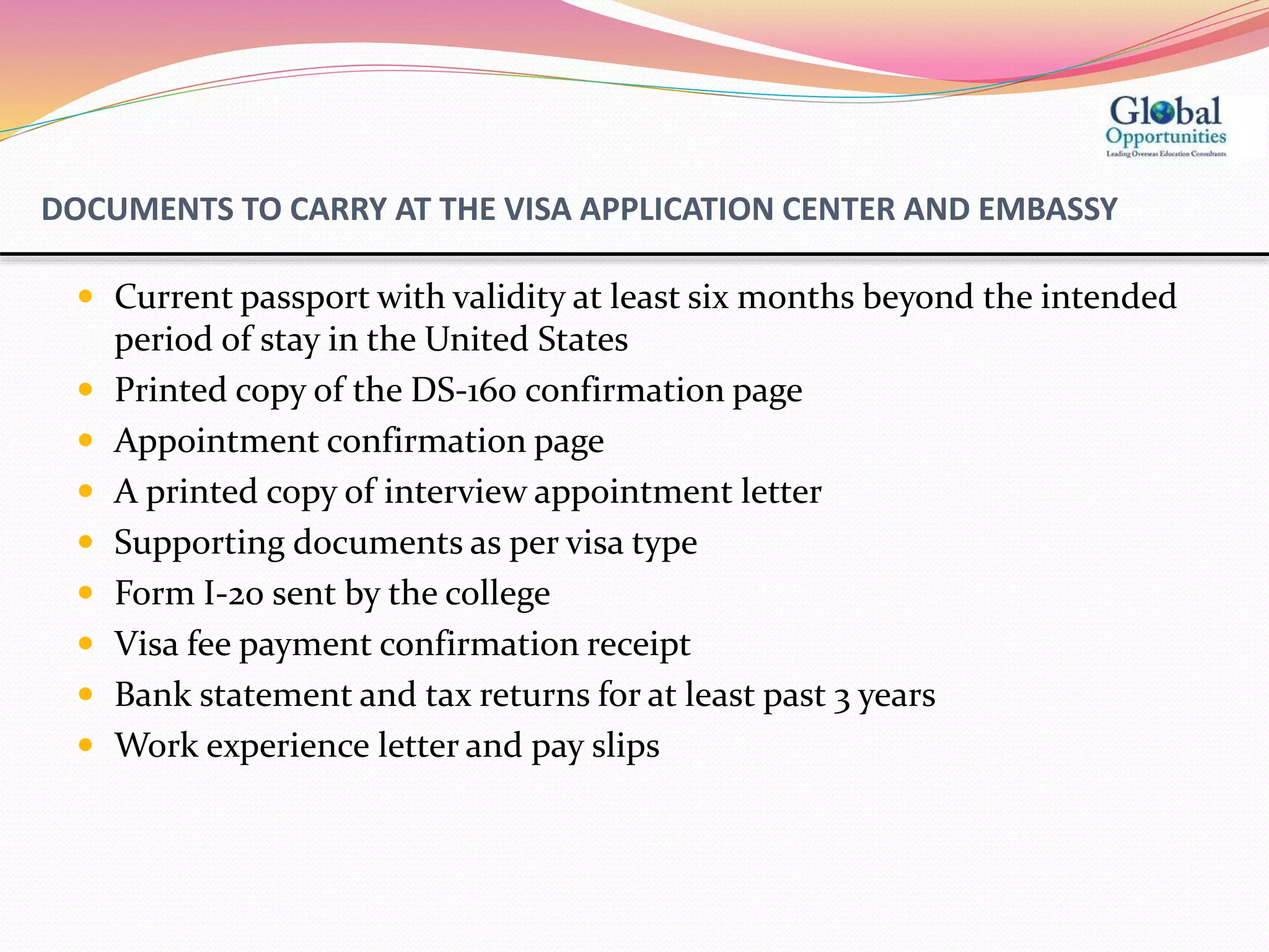 QUICK GUIDE - THE US STUDENT VISA PROCESS FOR INDIAN STUDENTS | PPTX