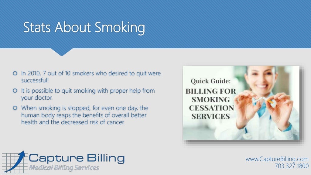 Quick Guide Billing for Smoking Cessation Services