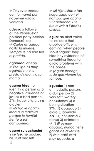 Quick Guide to More Venezuelan Spanish (Book Preview)