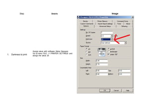 Quick guide to setup field barcode labels | DOCX