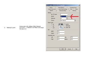 Quick guide to setup field barcode labels | DOCX