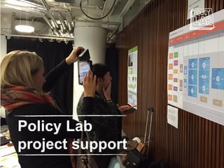 Policy Lab
project support
 