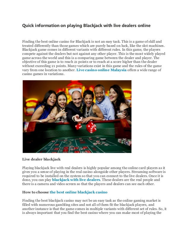 Best Live Dealer Casino Best Live Dealer Casino