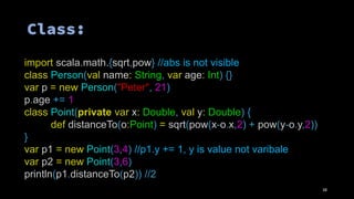 Scala Math Library Quick introduction to scala | PDF