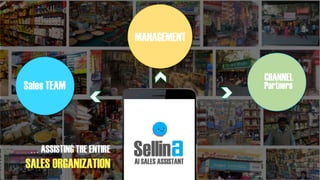 Sales TEAM
CHANNEL
Partners
MANAGEMENT
… ASSISTING THE ENTIRE
SALES ORGANIZATION AI SALES ASSISTANT