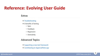 78
@ClareMacraeUK CPPP Paris June 2019
Reference: Evolving User Guide
 