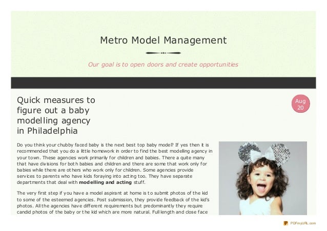 baby model management