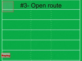 #3- Open route Replay   