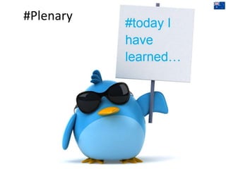 #Plenary
 
