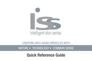 CREATING ANTI-AGING MIRACLES WITH
NATURE • TECHNOLOGY • COMMON SENSE

     Quick Reference Guide
 