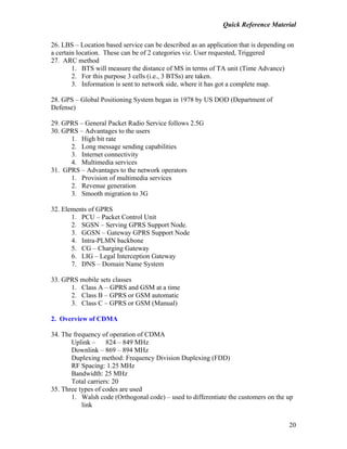Quick reference material for e2 e3 training | PDF