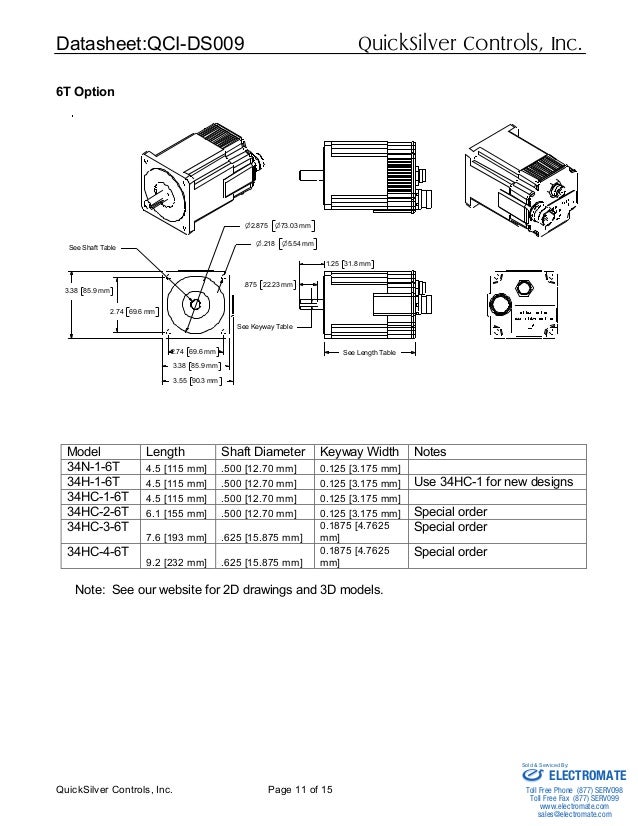 QuickSilver Controls QCIDS009 QCIA34