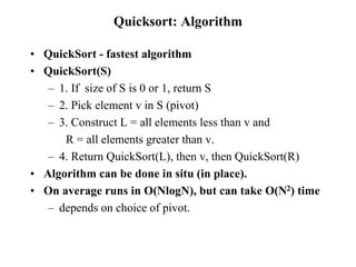 Quicksort | PPT