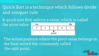 Quick sort | PPT