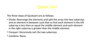 Quick sort | PPT