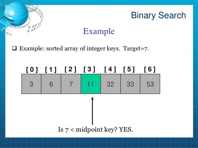 Quick sort and binary search