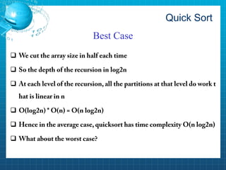Quick sort and binary search PDF | PDF
