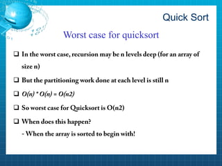Quick sort and binary search PDF | PDF