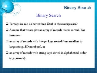 Quick sort and binary search PDF | PDF
