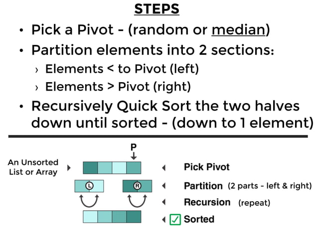 Quicksort Presentation | PPTX