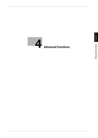 4 Advanced Functions




Advanced Functions               Chapter 4
 