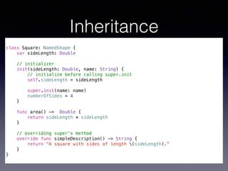 Quick swift tour | PDF