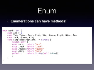 Quick swift tour | PDF
