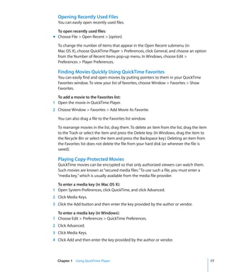 Quick Time7 User Guide