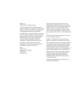 Quick Time7 User Guide