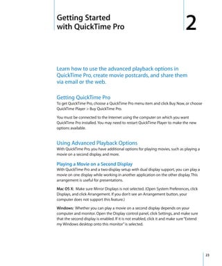 Quick Time7 User Guide