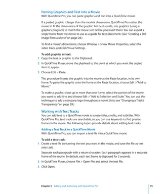 Quick Time7 User Guide