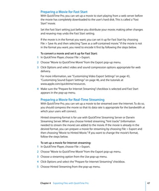 Quick Time7 User Guide