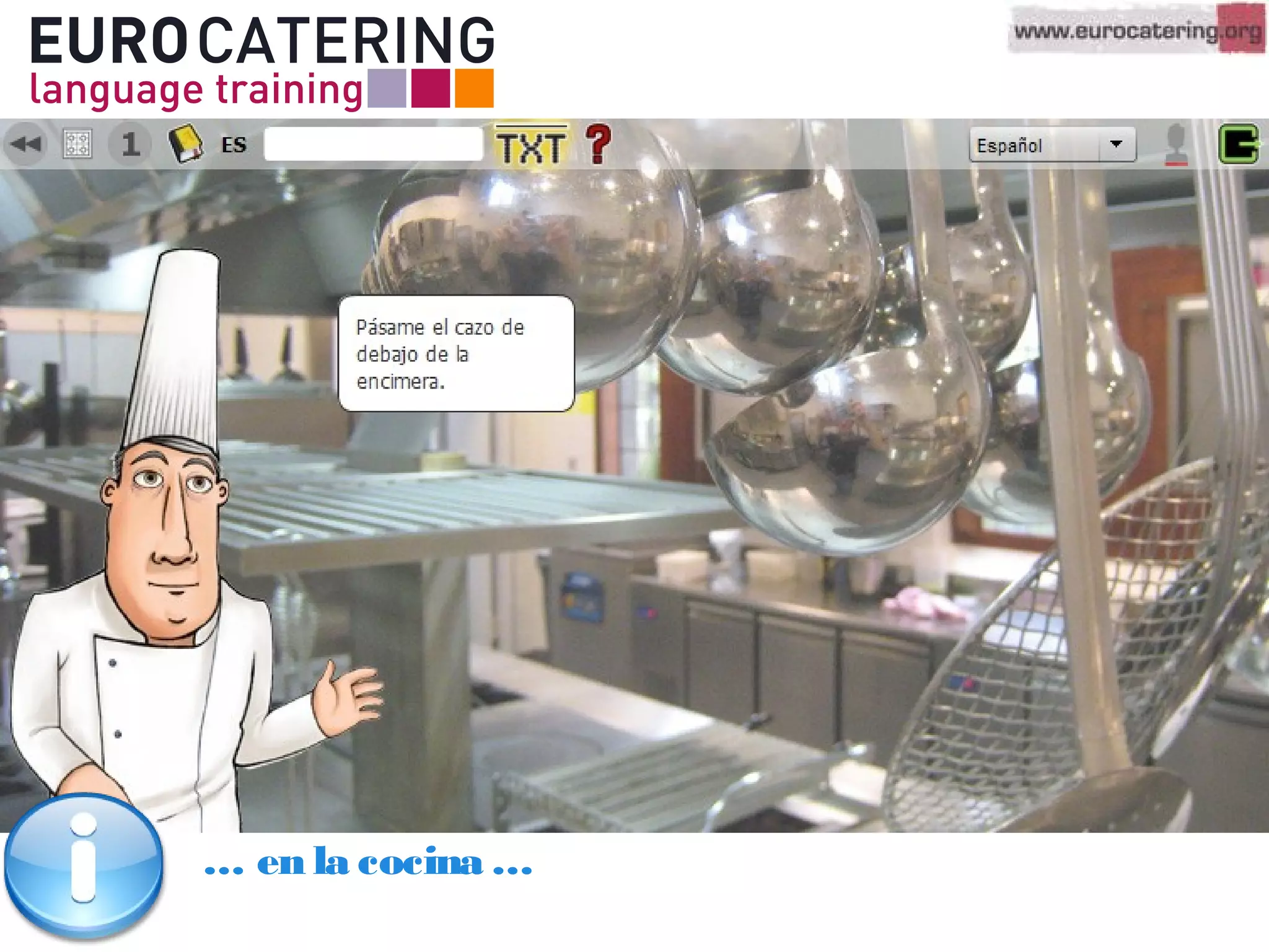 … en la cocina …
 