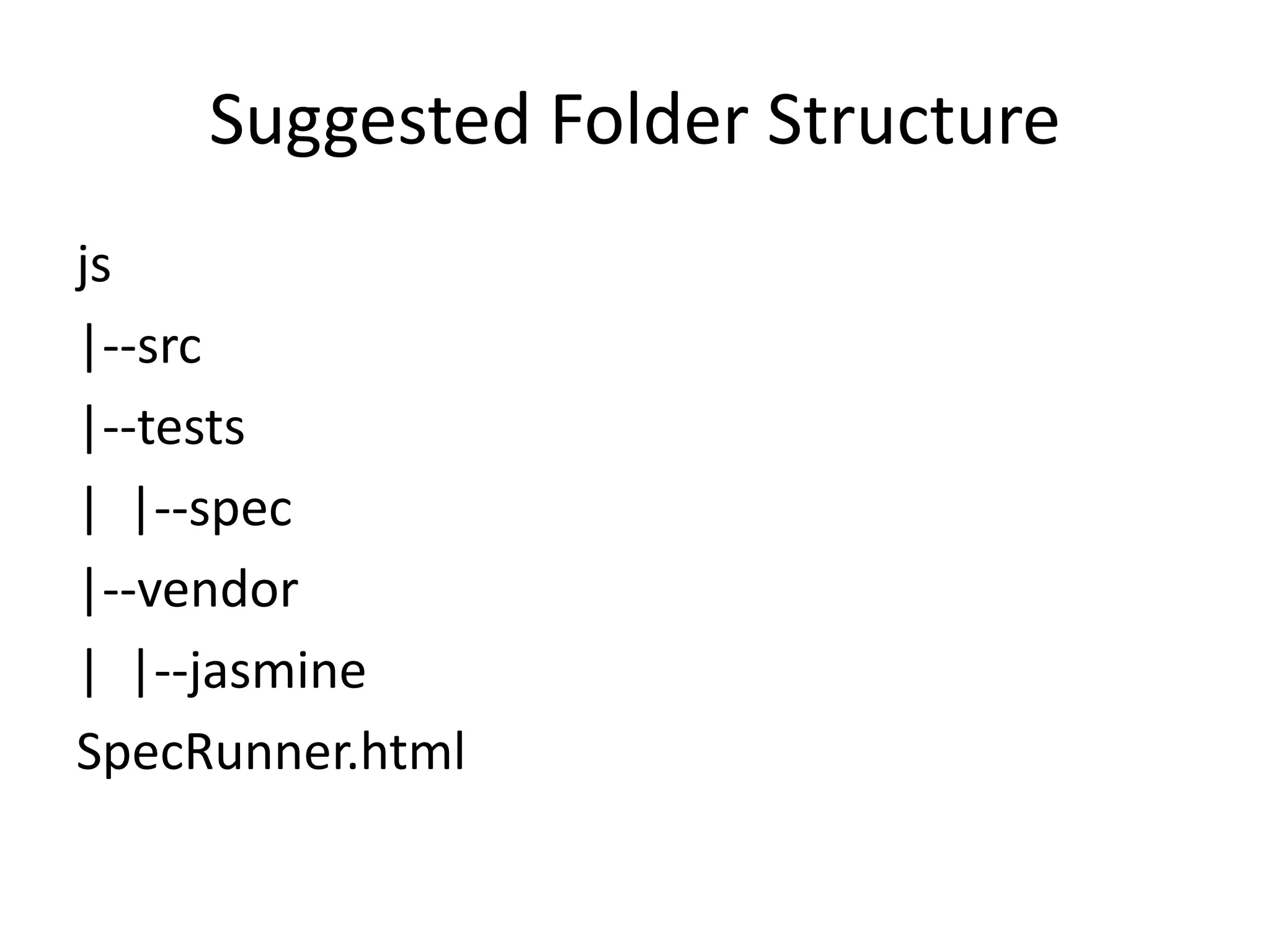 Quick tour to front end unit testing using jasmine | PPT