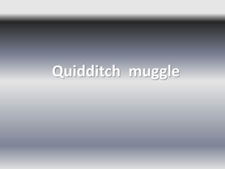 Quidditch muggle
 