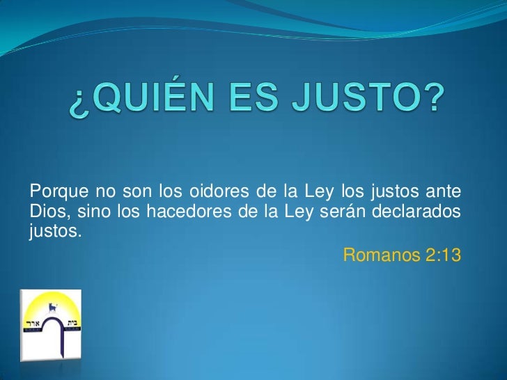 O Que Significa Justo Na Bíblia