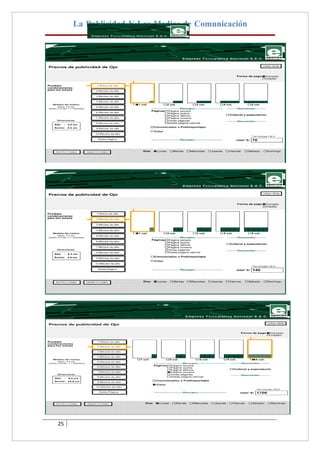 La Publicidad Y Los Medios de Comunicación




25
 