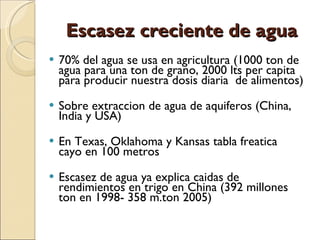 Quién nos alimentara en un planeta en crisis?
