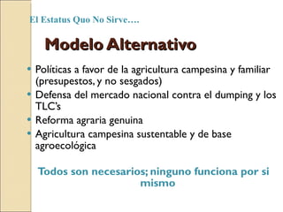 Quién nos alimentara en un planeta en crisis?