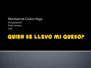 Montserrat Castro Vega
Computacion
Prof, reiniero
1sec
 