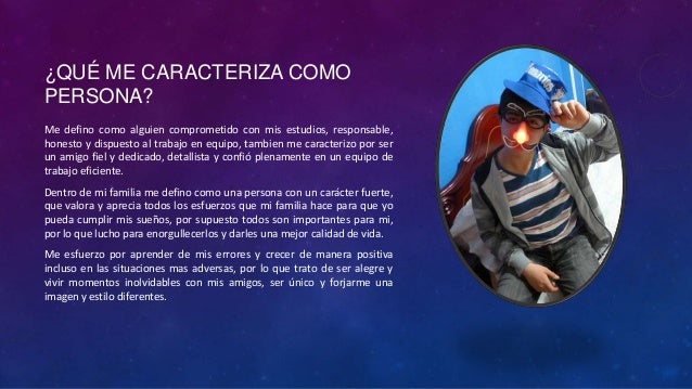 Quien soy, mi futuro profecional