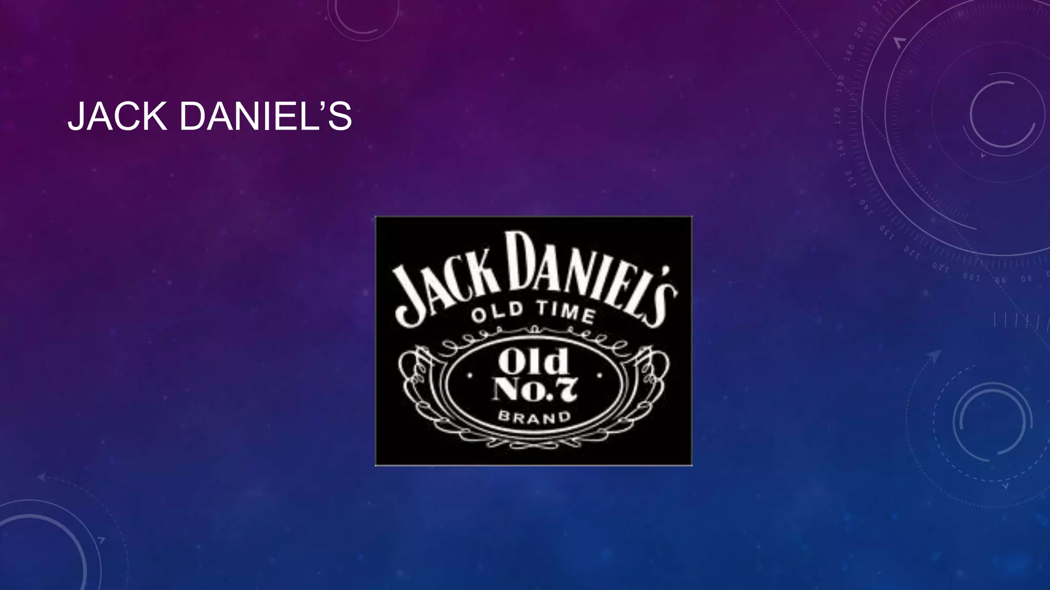 JACK DANIEL’S
 