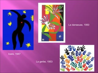 La gerbe, 1953 Icare, 1947 La danseuse, 1950 