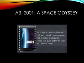 A3. 2001: A SPACE ODYSSEY
 
